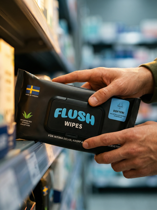 Kan man spola ner våtservetter i toaletten?